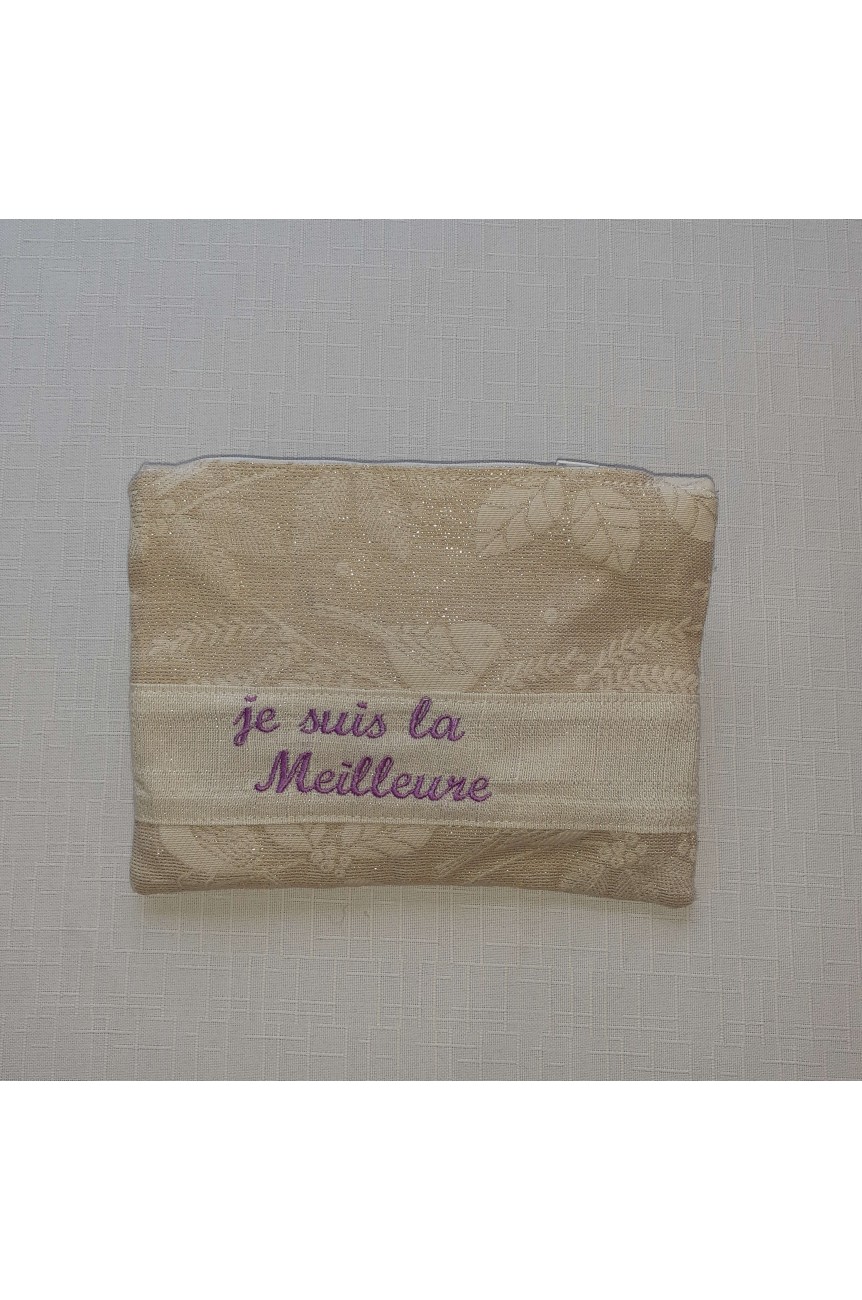 Trousse de toilette "je suis la meilleure"