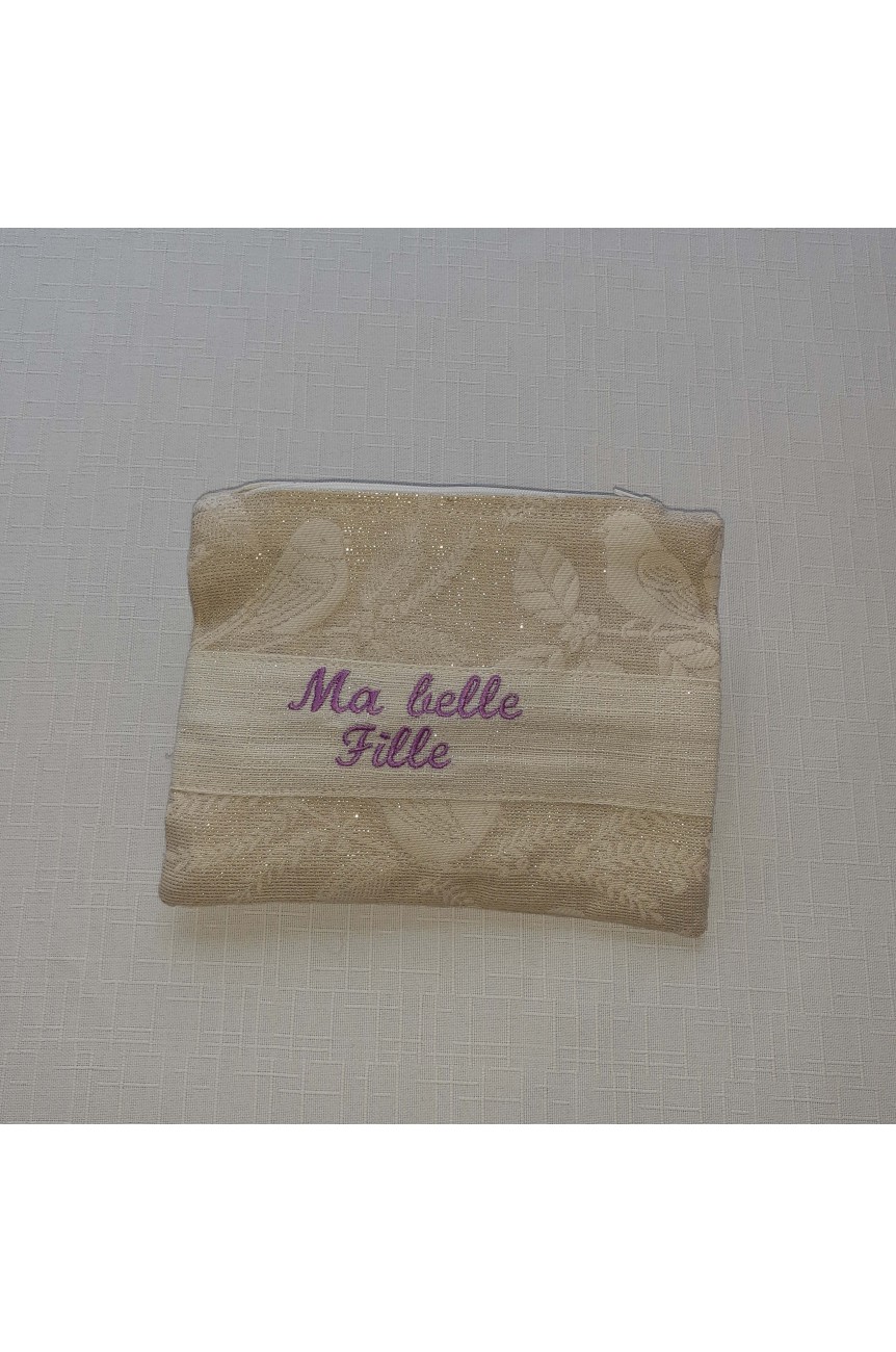 Trousse de toilette "ma belle fille"