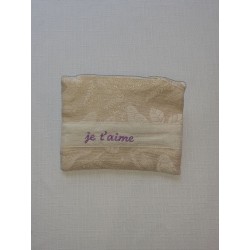 Trousse de toilette "je t'aime"